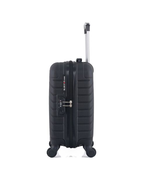 Valise Cabine 4 roues simples Cité 55 cm noire