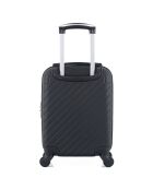Valise Cabine 4 roues simples Cité 55 cm noire