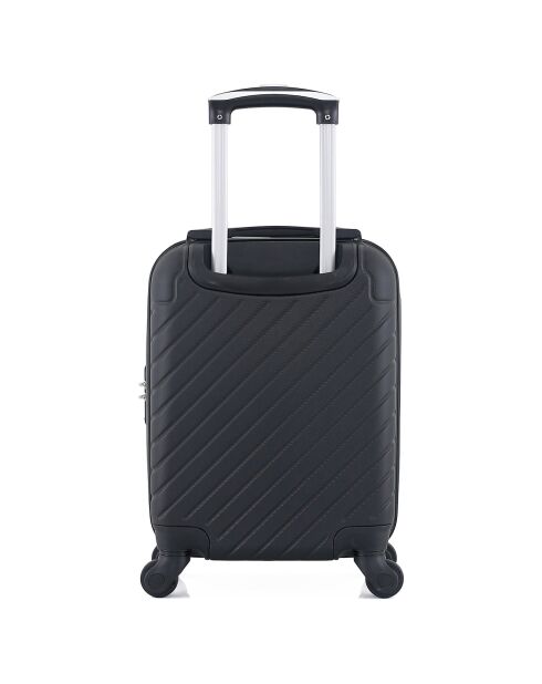 Valise Cabine 4 roues simples Cité 55 cm noire