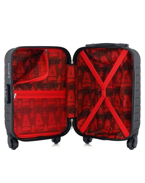Valise Cabine 4 roues simples Cité 55 cm noire