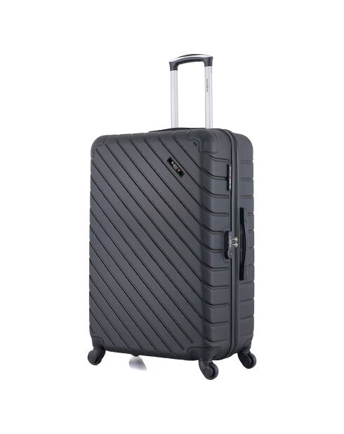 Maleta Medium Stay 4 ruedas individuales Cité 65 cm negra
