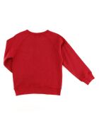 Sweat fin en Coton Pocket rouge