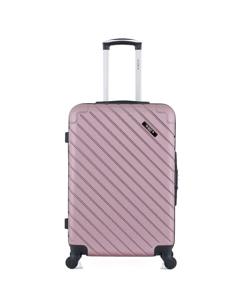 Maleta Long Stay 4 ruedas simples Cité 75 cm oro rosa