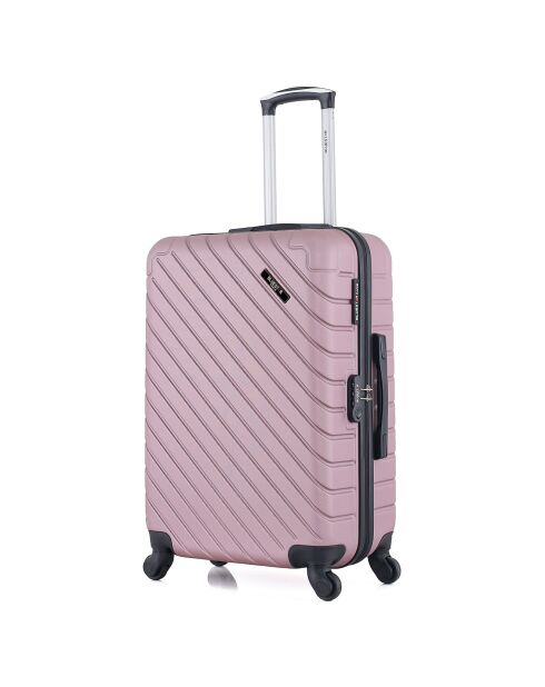 Maleta Long Stay 4 ruedas simples Cité 75 cm oro rosa