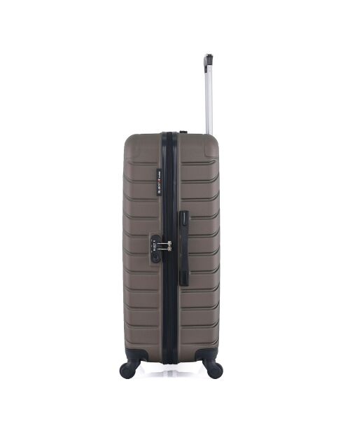 Mittelgroßer Reisekoffer 4 Einzelräder Cité 65 cm braun