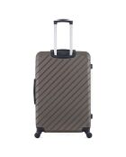 Mittelgroßer Reisekoffer 4 Einzelräder Cité 65 cm braun