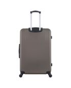 Mittelgroßer Reisekoffer 4 Einzelrollen Opera 65 cm braun