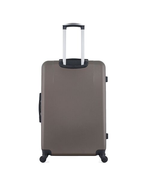 Mittelgroßer Reisekoffer 4 Einzelrollen Opera 65 cm braun