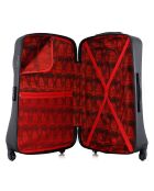 Mittelgroßer Reisekoffer mit 4 Einzelrädern Garibaldi 65 cm schwarz