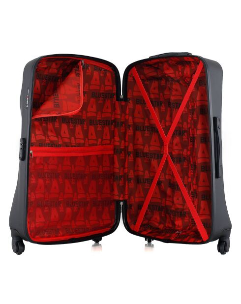 Koffer voor gemiddeld verblijf met 4 enkele wielen Garibaldi 65 cm zwart