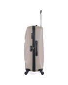 Koffer voor gemiddeld verblijf met 4 enkele wielen Garibaldi 65 cm beige