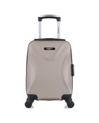 Kabinenkoffer 4 Einzelräder Garibaldi 55 cm beige