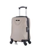 Kabinenkoffer 4 Einzelräder Garibaldi 55 cm beige