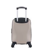 Kabinenkoffer 4 Einzelräder Garibaldi 55 cm beige