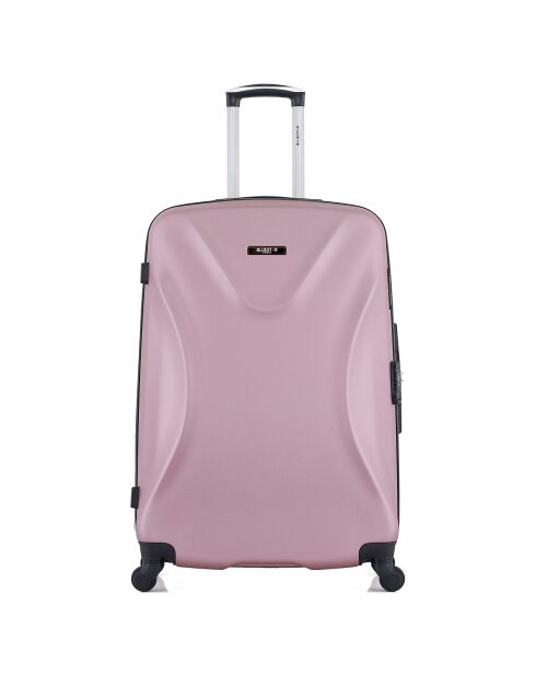 Mittelgroßer Reisekoffer 4 Einzelräder Garibaldi 65 cm roségold