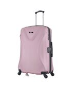 Mittelgroßer Reisekoffer 4 Einzelräder Garibaldi 65 cm roségold