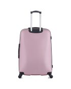 Mittelgroßer Reisekoffer 4 Einzelräder Garibaldi 65 cm roségold
