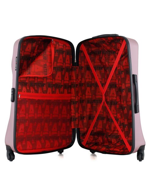 Mittelgroßer Reisekoffer 4 Einzelräder Garibaldi 65 cm roségold