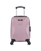 Maleta Garibaldi con cabina de 4 ruedas y una sola rueda, 55 cm, oro rosa