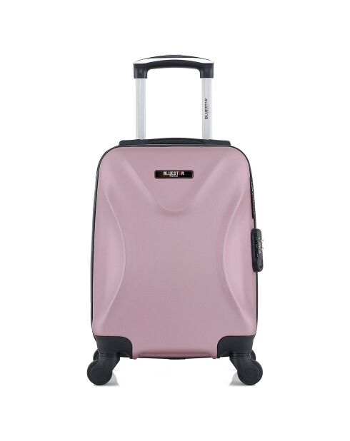 Maleta Garibaldi con cabina de 4 ruedas y una sola rueda, 55 cm, oro rosa