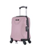Maleta Garibaldi con cabina de 4 ruedas y una sola rueda, 55 cm, oro rosa