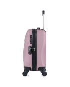 Maleta Garibaldi con cabina de 4 ruedas y una sola rueda, 55 cm, oro rosa