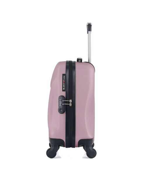 Maleta Garibaldi con cabina de 4 ruedas y una sola rueda, 55 cm, oro rosa