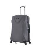 Medium Stay Koffer 4 enkele wielen Garibaldi 65 cm donkergrijs