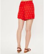 Jupe-Short Imagine coquelicot
