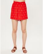 Jupe-Short Imagine coquelicot