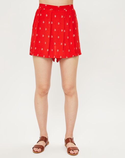 Jupe-Short Imagine coquelicot