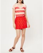 Jupe-Short Imagine coquelicot