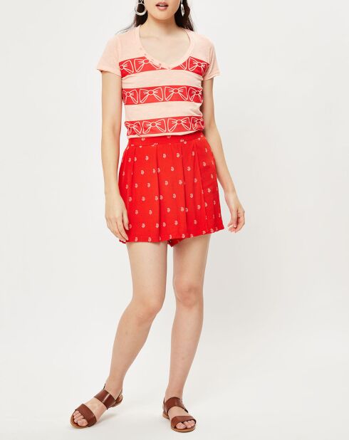 Jupe-Short Imagine coquelicot