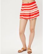 Jupe-Short Inedite coquelicot