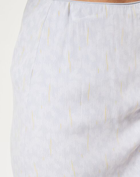 Drapierter Rock mit Himmelsmuster