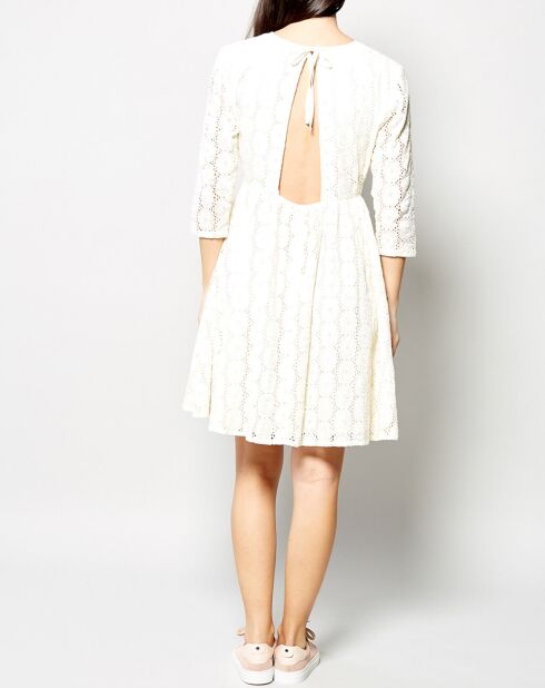 Vestido crema Roselene