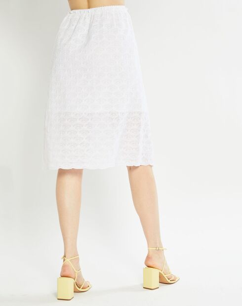 Gonna midi bianca Jamilla