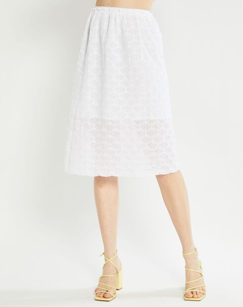 Gonna midi bianca Jamilla