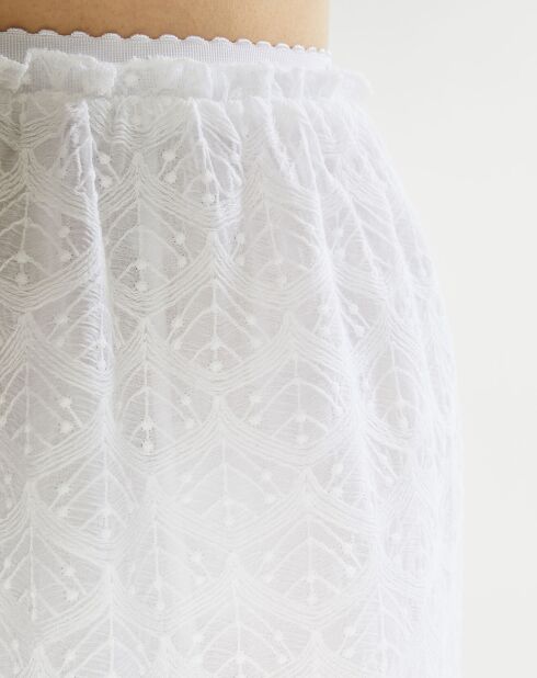 Jupe midi Jamilla blanche