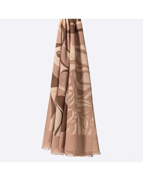 Écharpe 100% Coton Bio Onde sable - 70x200 cm