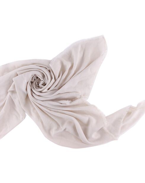 Écharpe Paloma blanche - 160x160 cm