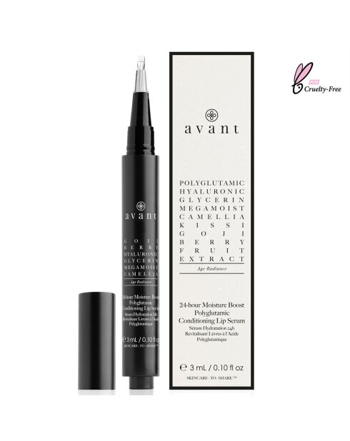 Sérum Lèvres Hydratation 24h Revitalisant à l'Acide Polyglutamique - 3 ml