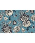 4 manteles individuales rectangulares para pájaros, 6 multicolores, 30 x 45 cm