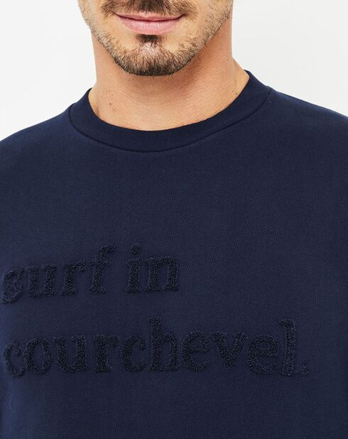 Sweat Surf in Courchevel bleu marine