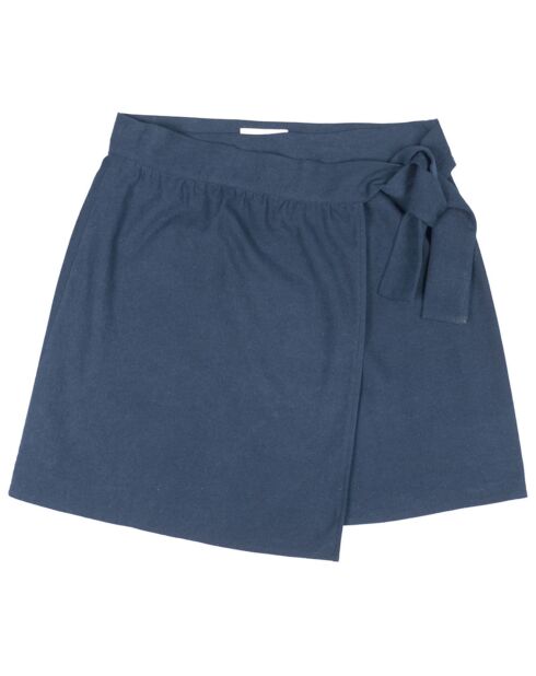 Jupe portefeuille Chipie bleu marine