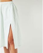 Jupe Clarinette à rayures vert/blanc