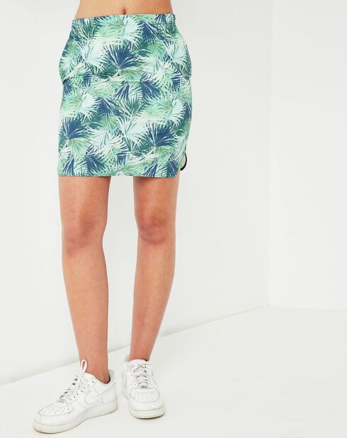 Grün/blauer Encore-Printrock