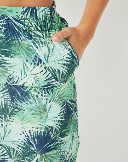 Grün/blauer Encore-Printrock