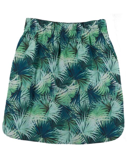Jupe Encore imprimée vert/bleu