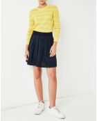 Jupe Freshy bleu marine/lurex